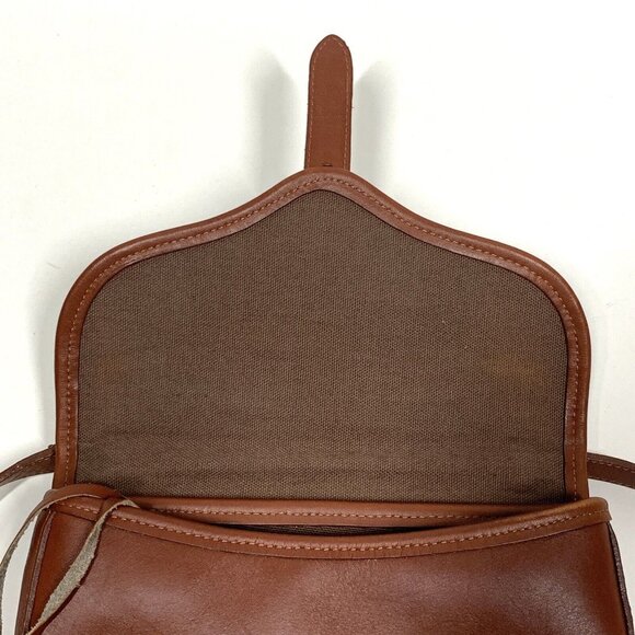 Brighton Vintage Y2K 90s Leather Medium Bucket Bag Purse, Crossbody Shoulder Bag - Picture 11 of 13